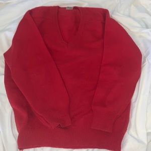 Wool Red Sweater